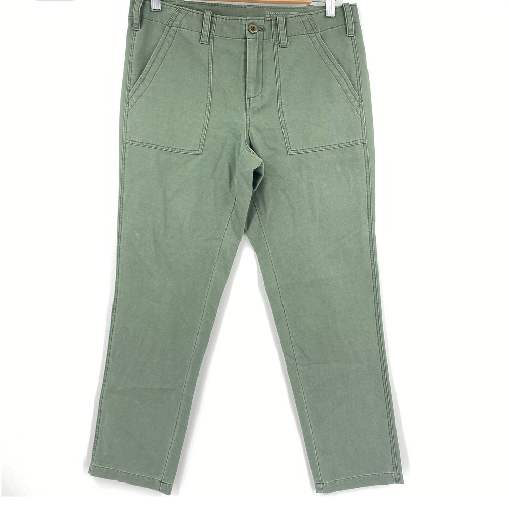 G1 Goods Women's Field Tested Pants Green 100% Cotton Size 4
